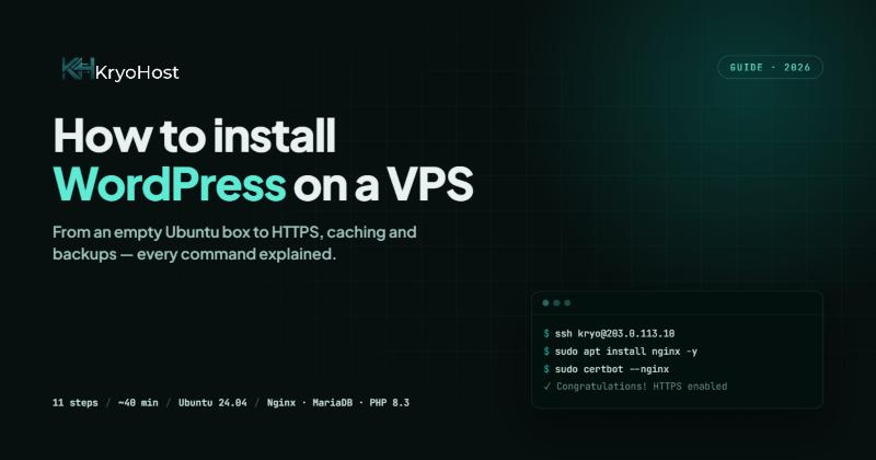 How to Install WordPress on a VPS: The Complete 2026 Guide